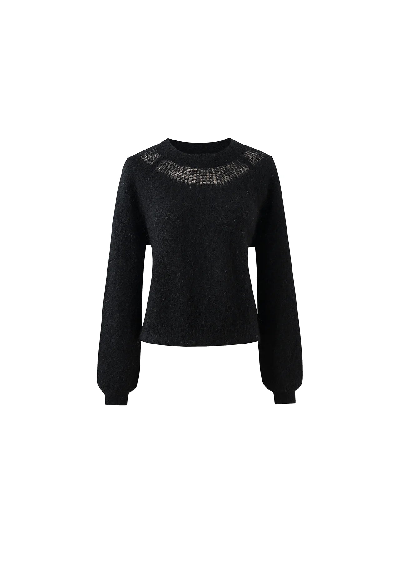 FRNCH black mohair jumper