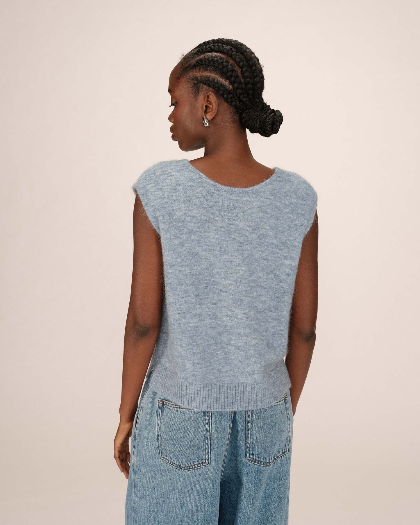 Grace and Mila Blue Santa Blue Cardigan
