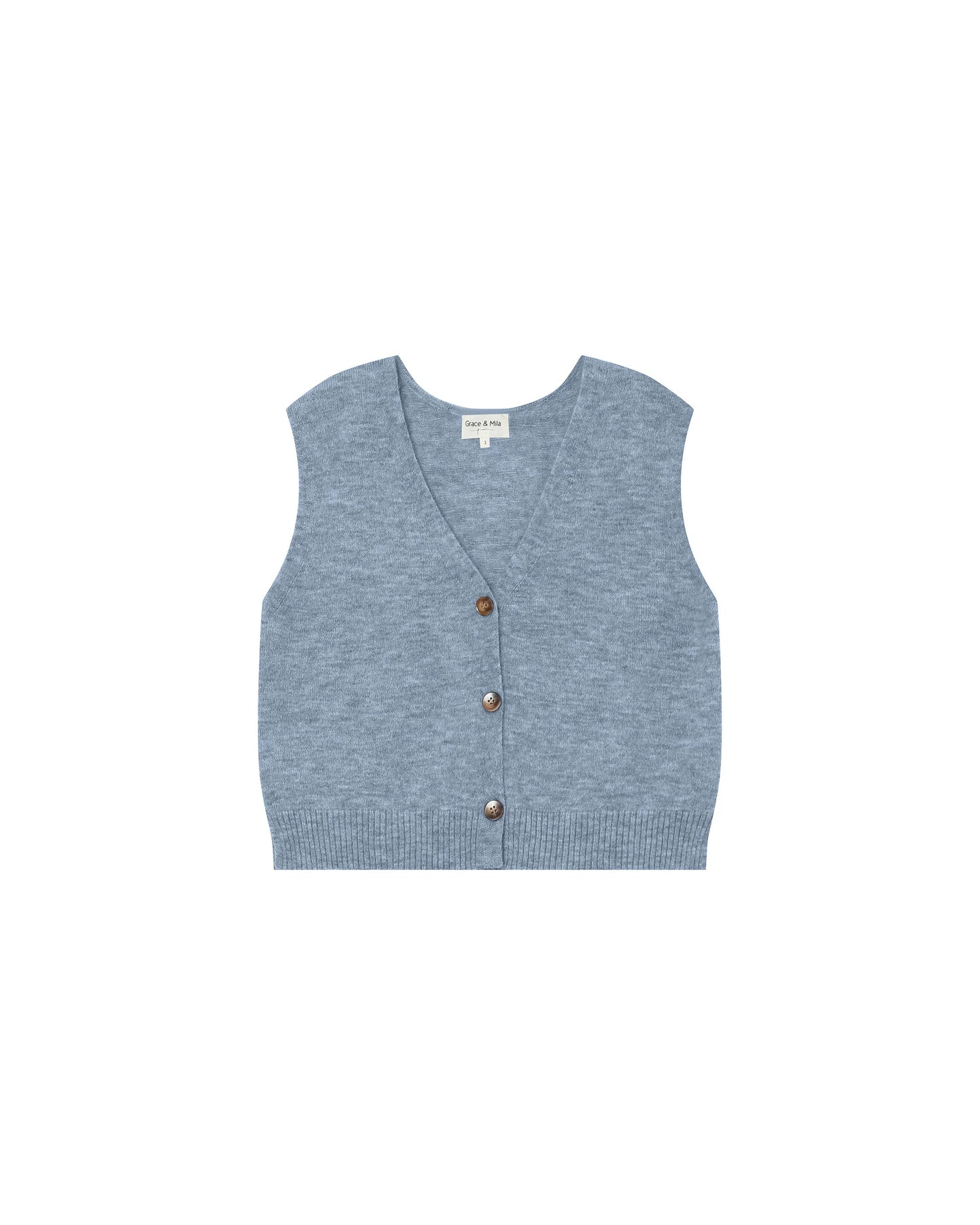 Grace and Mila Blue Santa Blue Cardigan