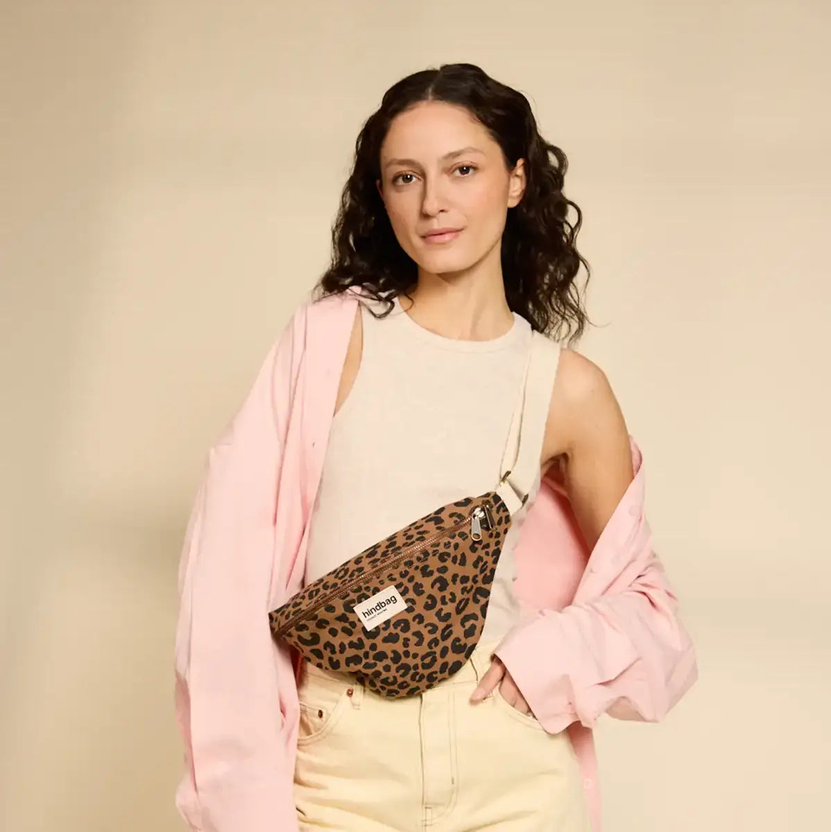 Hindbag Cross Body Bag - Leopard