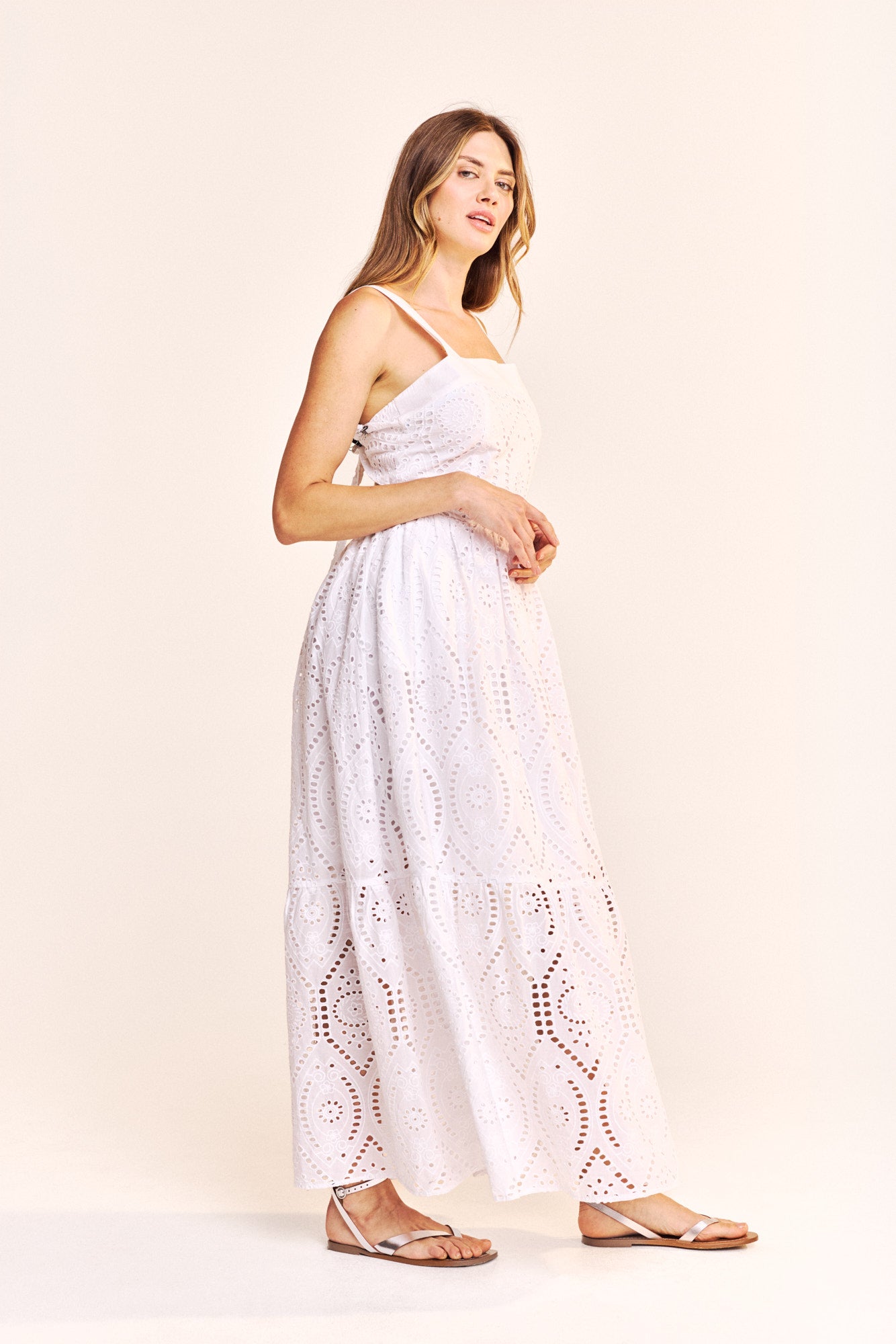 One Collective Broderie Anglaise Maxi Dress