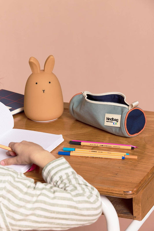 Mia Tricolor Sage Pencil Case