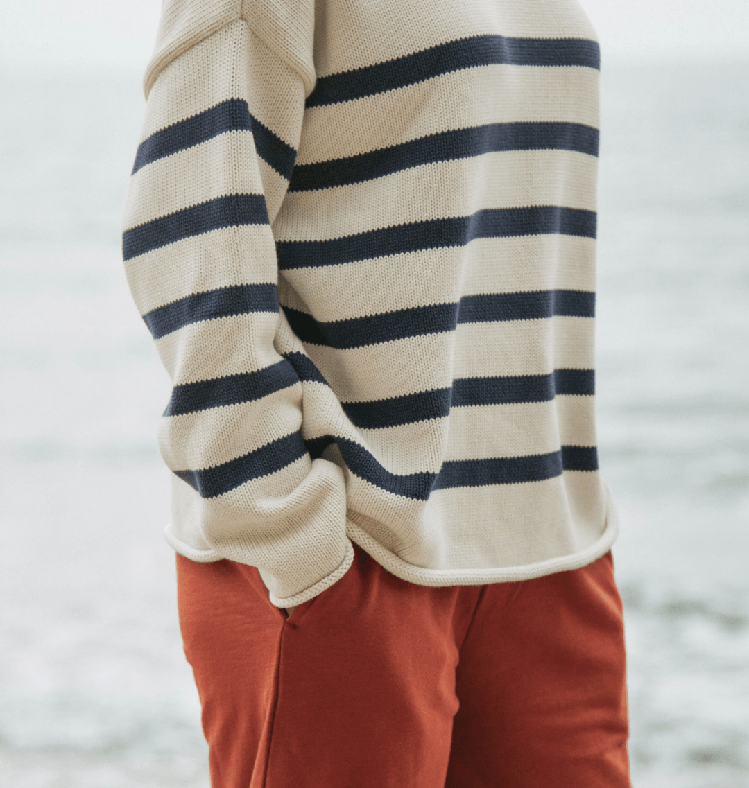 Rapanui Offshore Oversized Striped Knitted Jumper