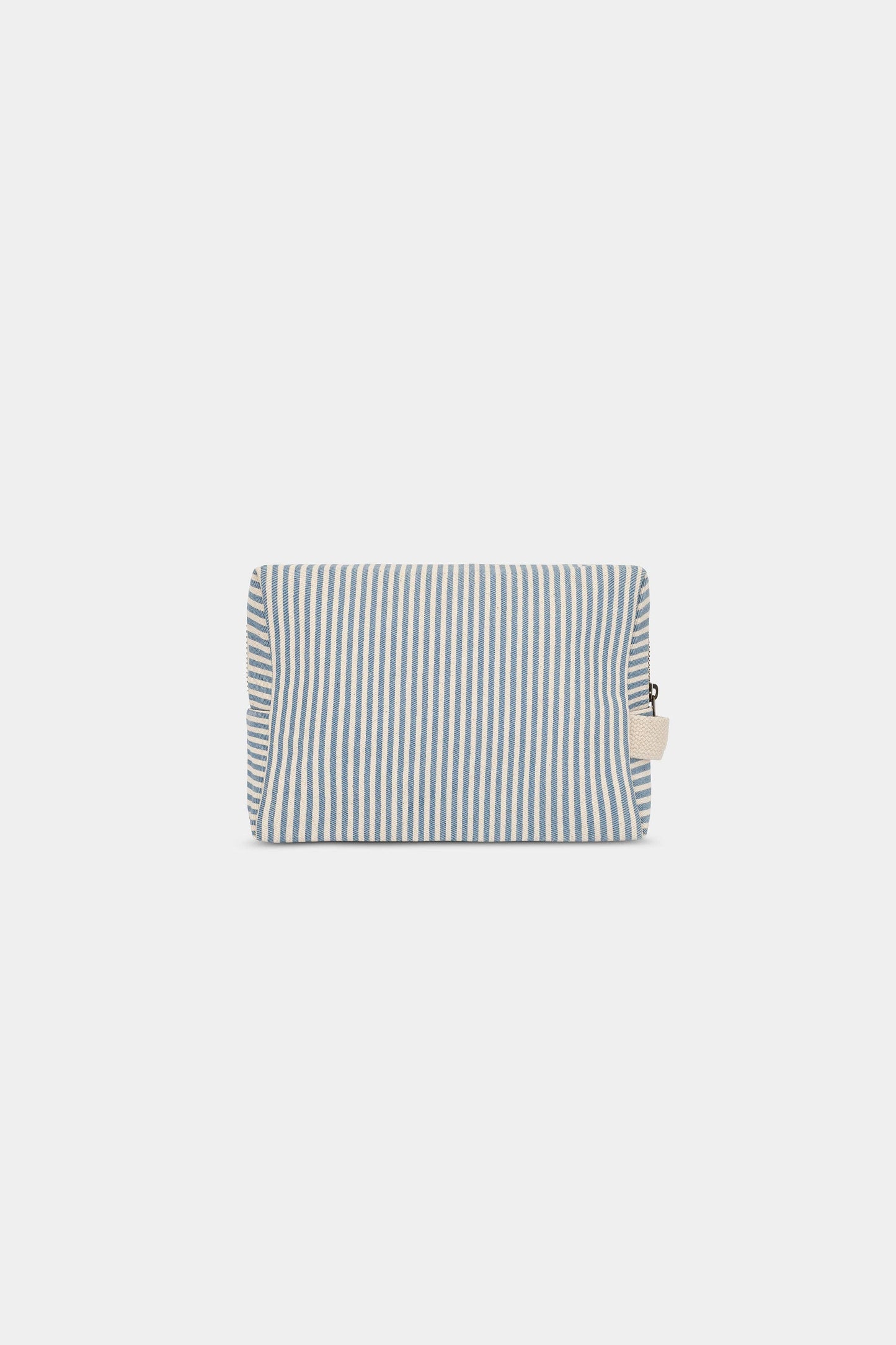 Leon Blue-Striped Toiletry Bag