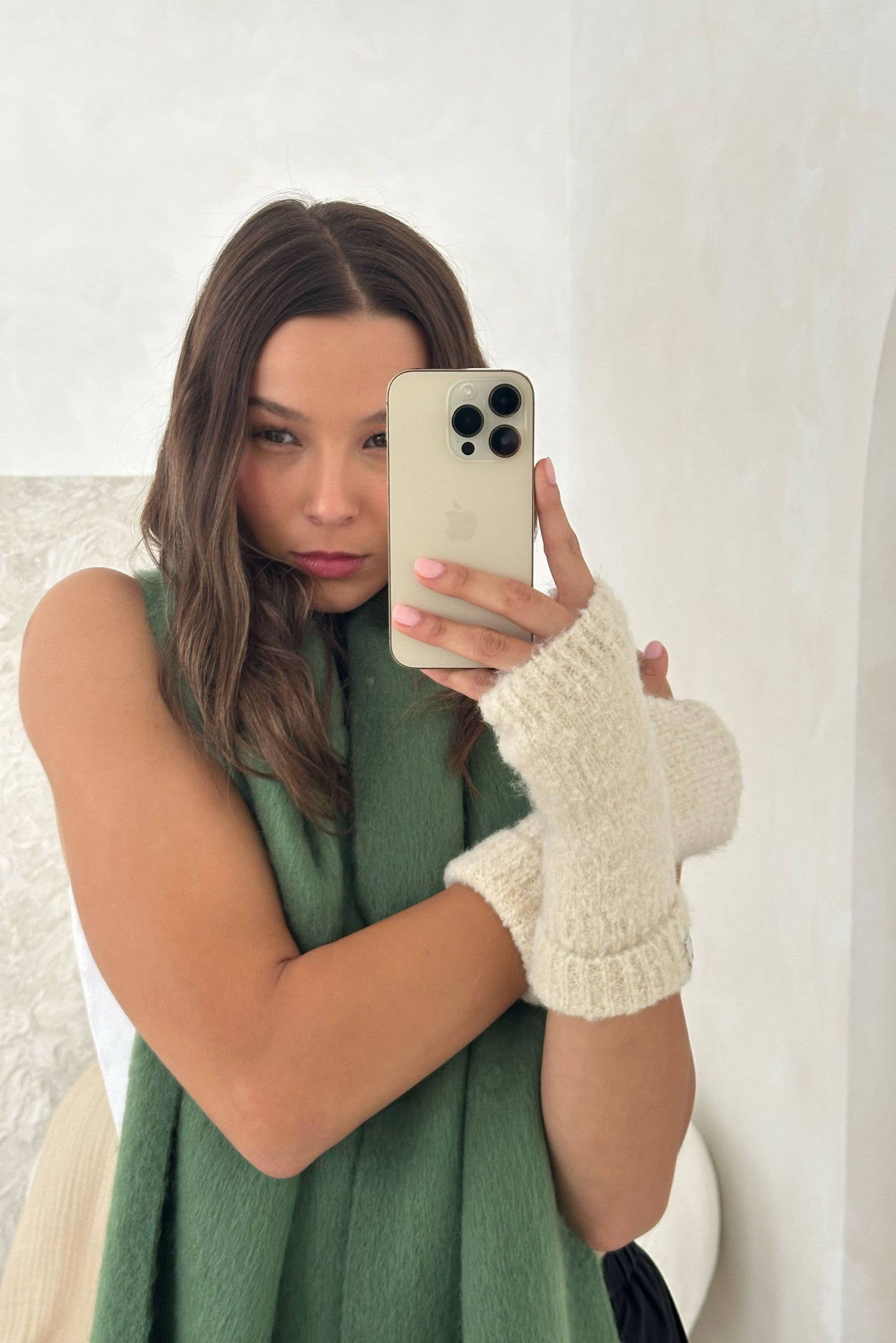 Artic Fox Stockholm Scarf - 100% Recycled - Forest Fern