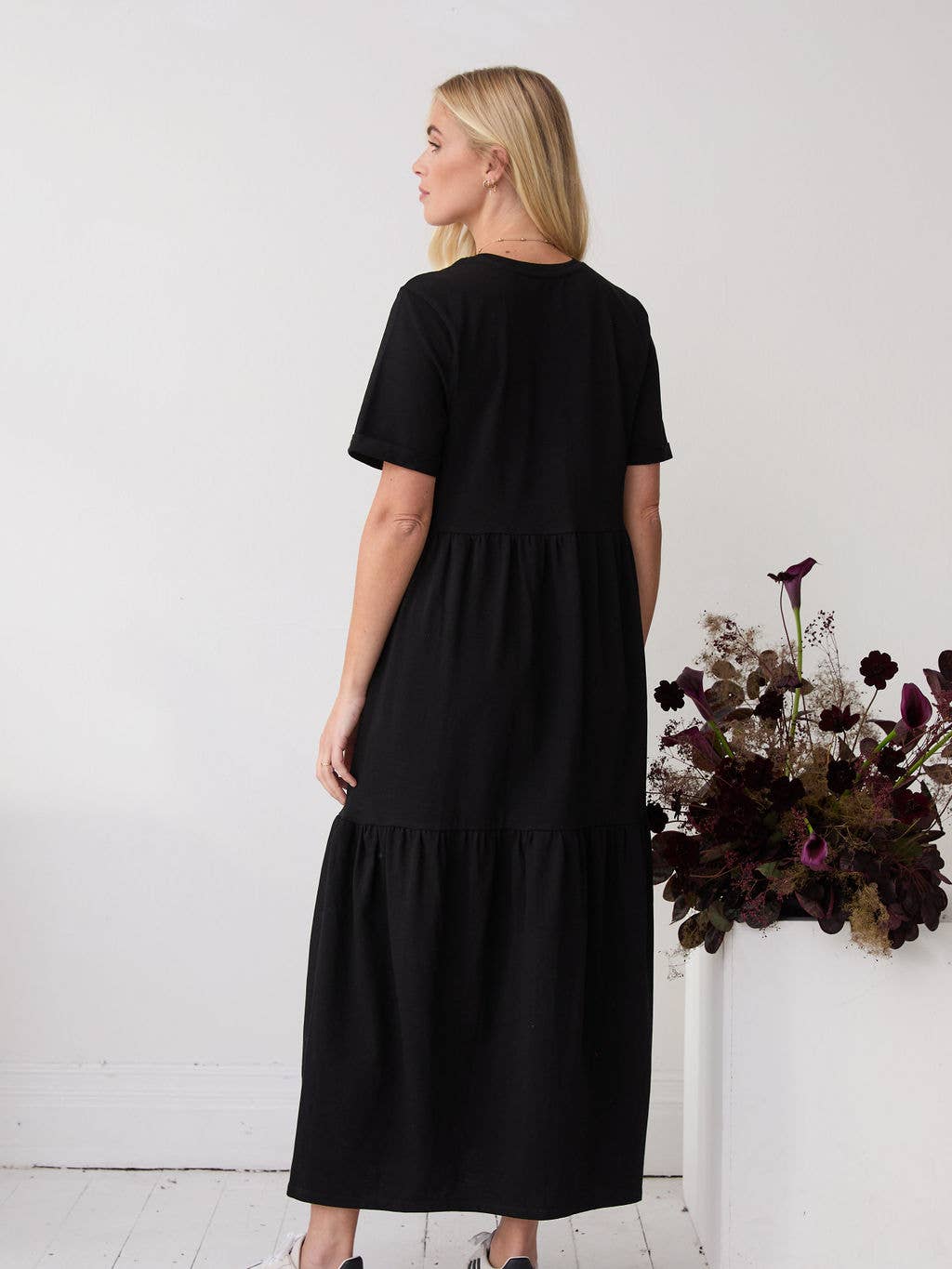 Harlow Black T-Shirt Premium Jersey Dress