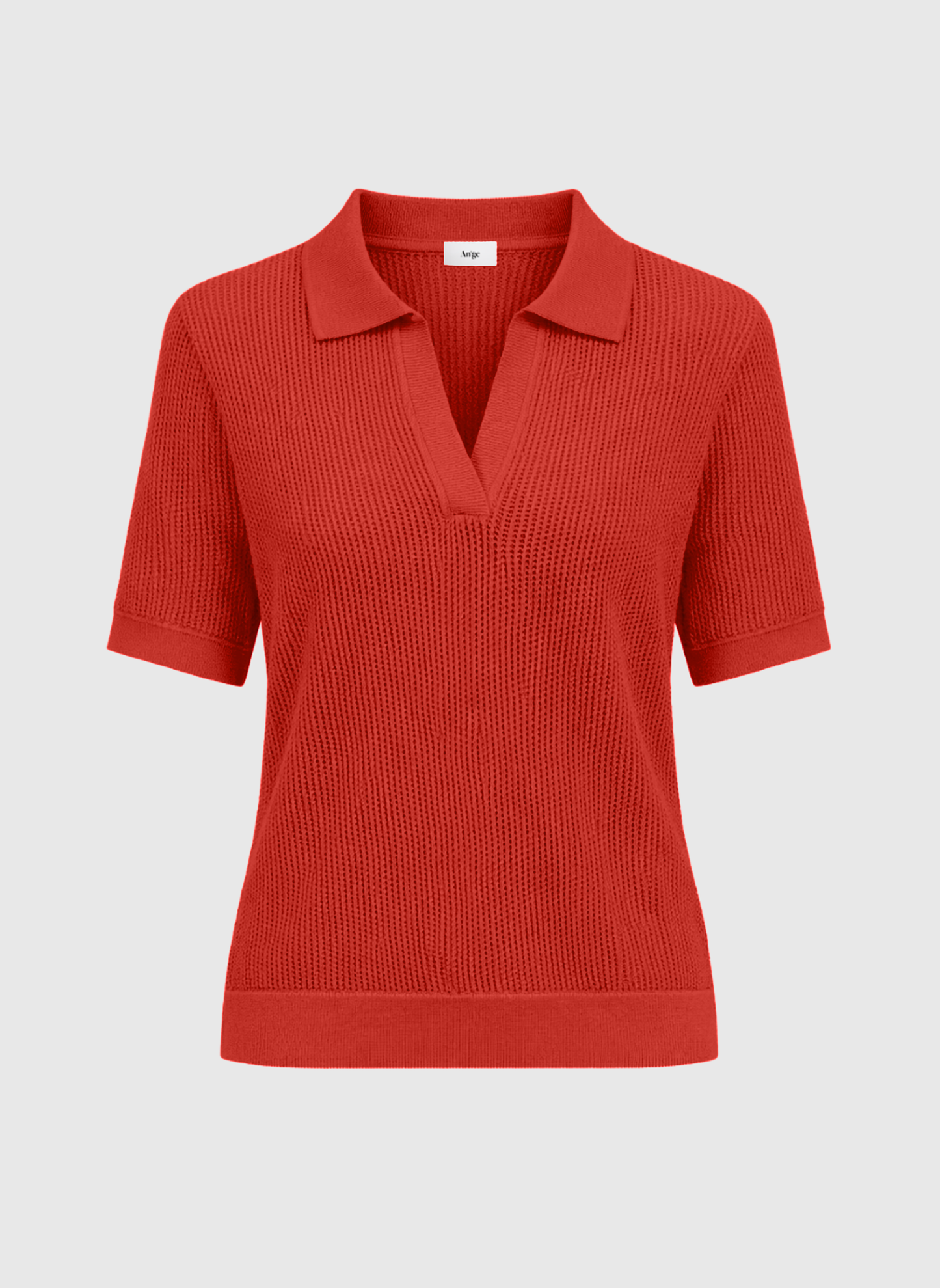 An'ge Burnt Orange Polo T-Shirt