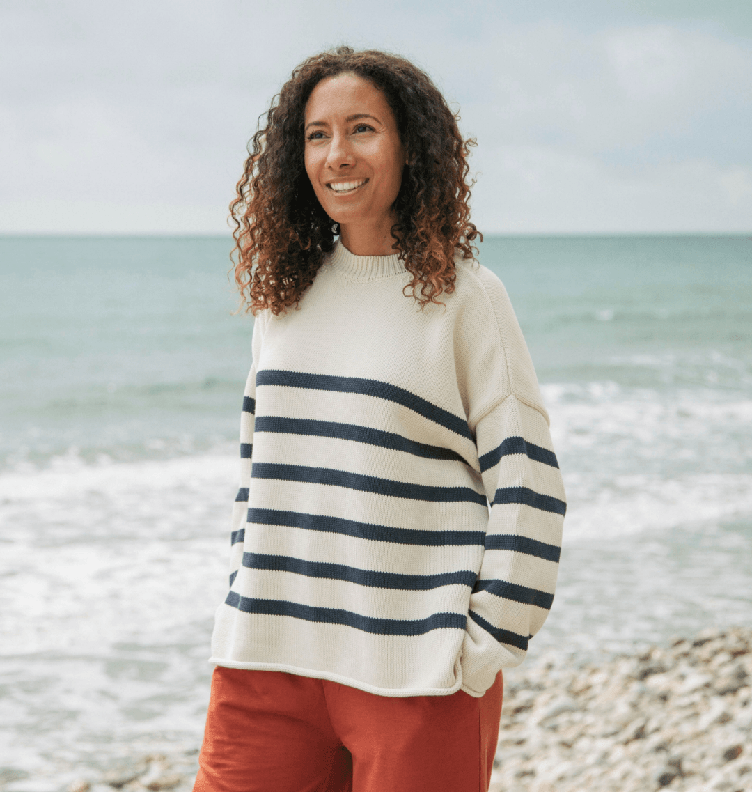 Rapanui Offshore Oversized Striped Knitted Jumper