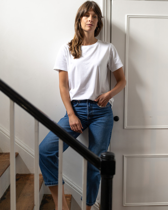 Mabel Organic Cotton White T-Shirt