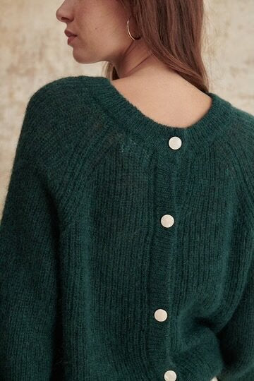 Givre Buttoned Mohair Sweater