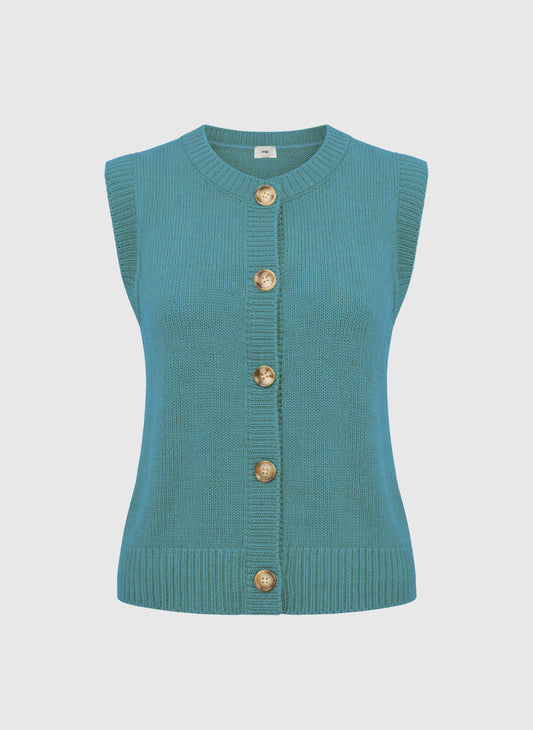An'ge Turquoise Vest