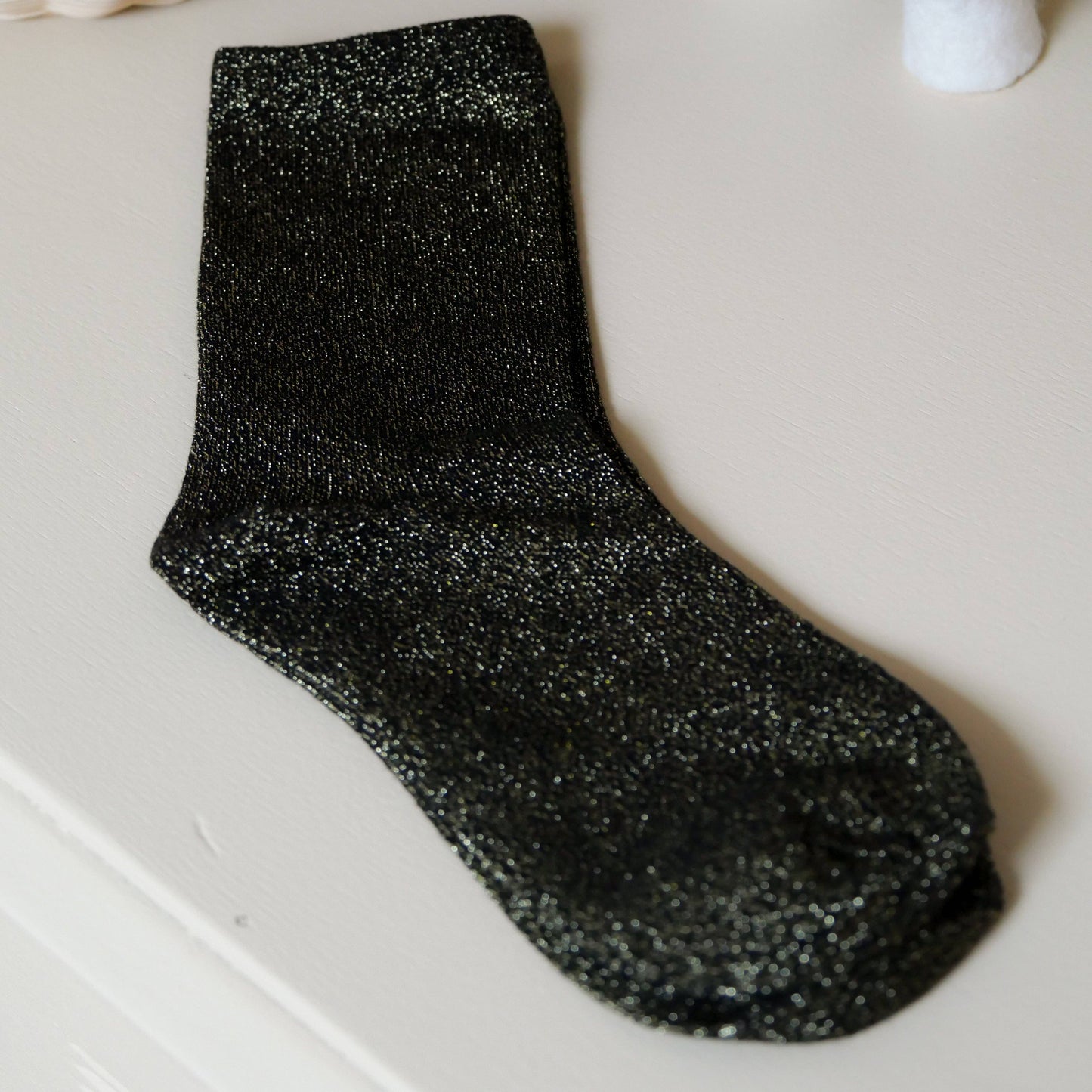 Glitter Socks - Gold/Black/Silver