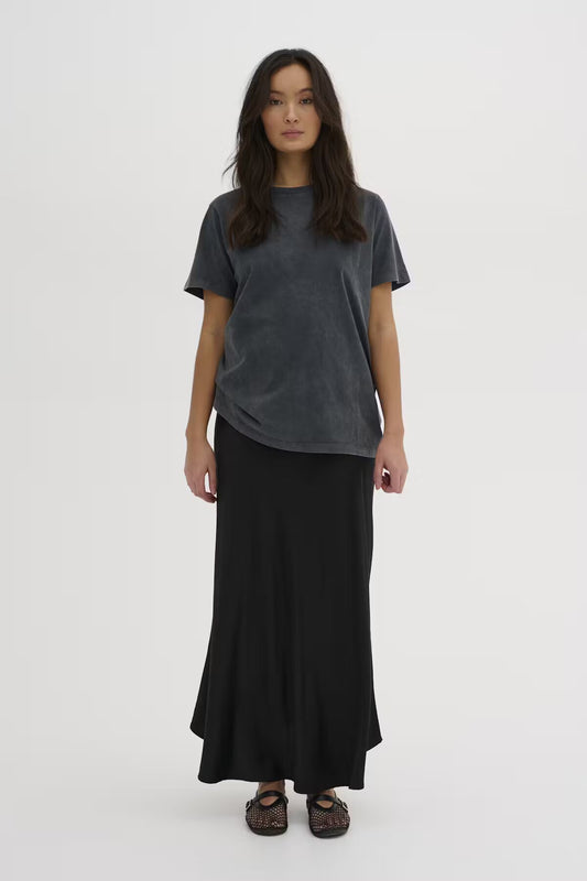 My Essential Wardrobe Estelle Long Skirt Black