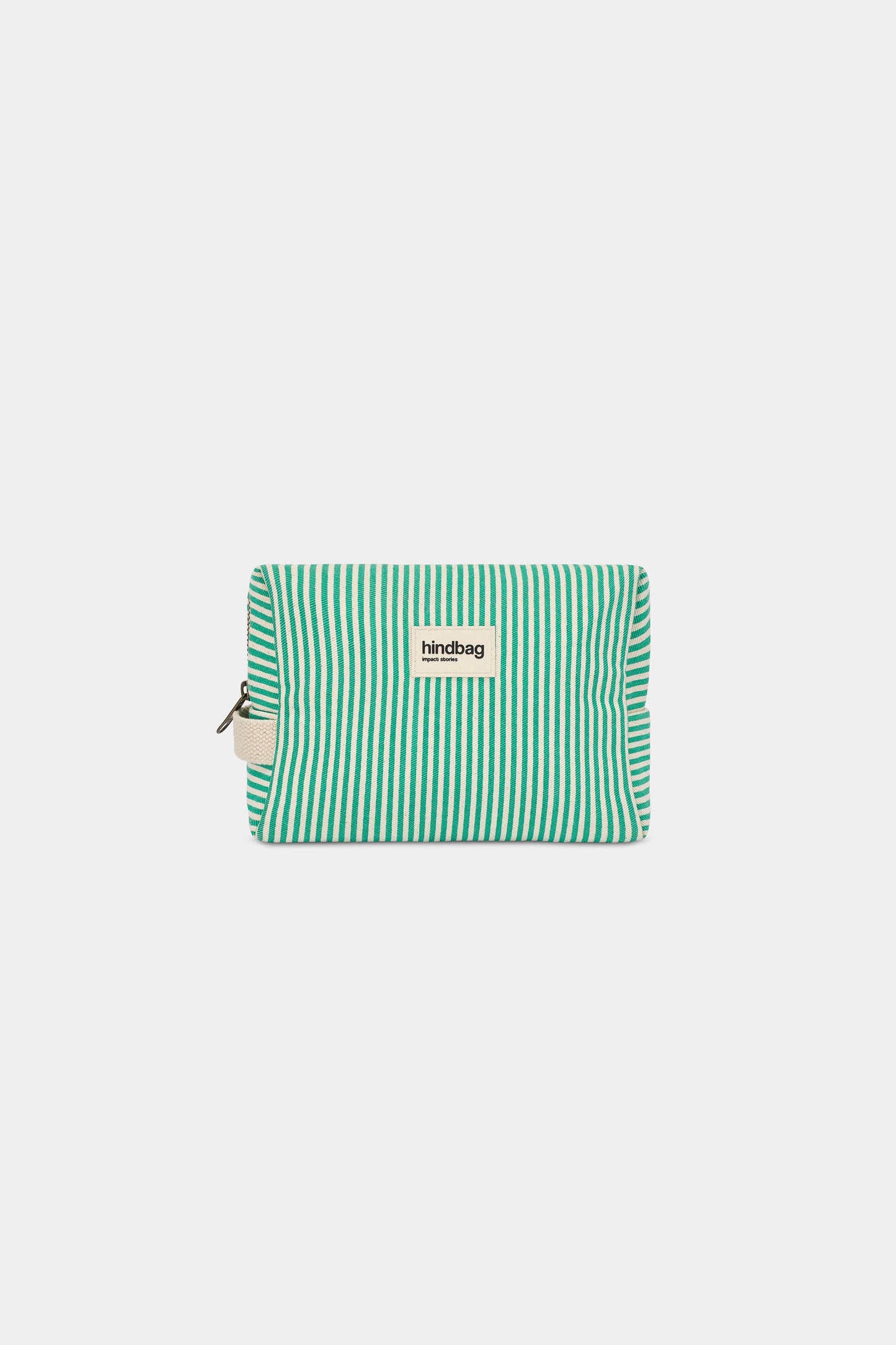 Leon Toiletry Bag Green Stripes
