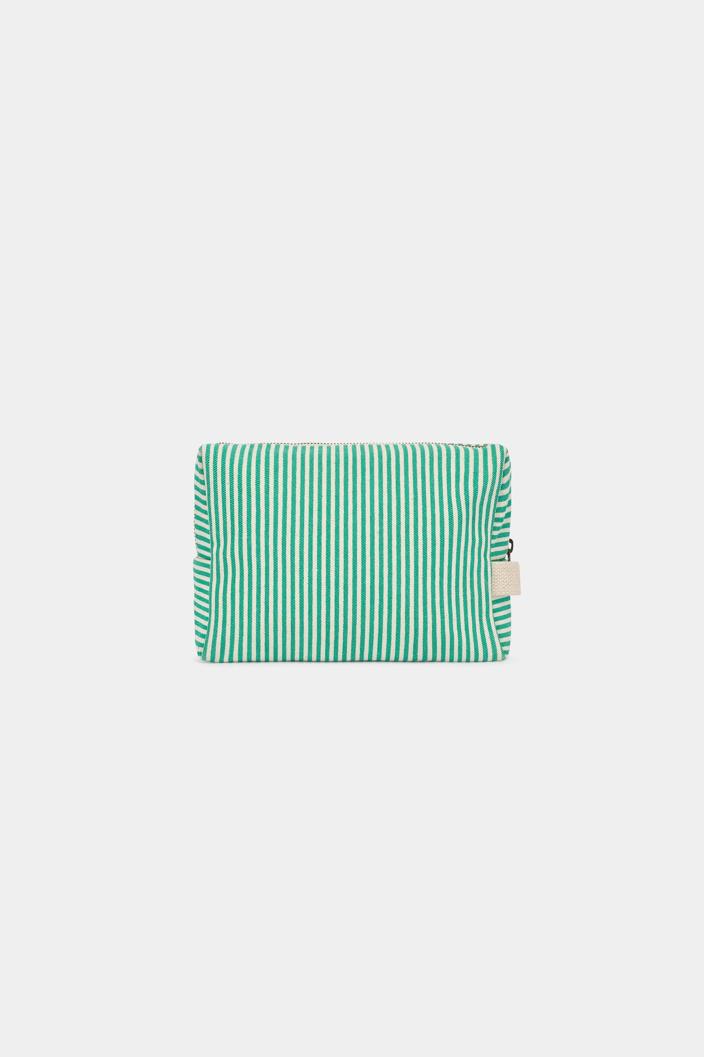 Leon Toiletry Bag Green Stripes