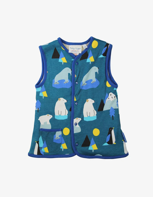 Toby Tiger Arctic Print Reversible Jacket