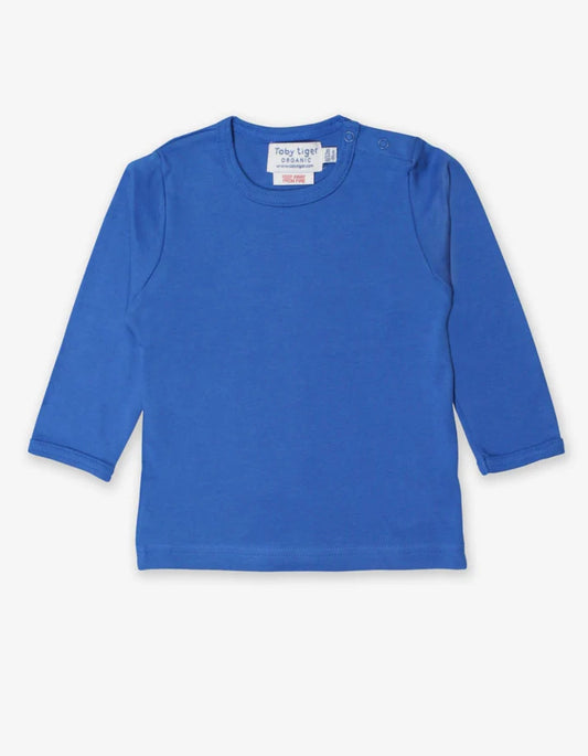 Toby Tiger Organic Organic Blue Basic T-Shirt