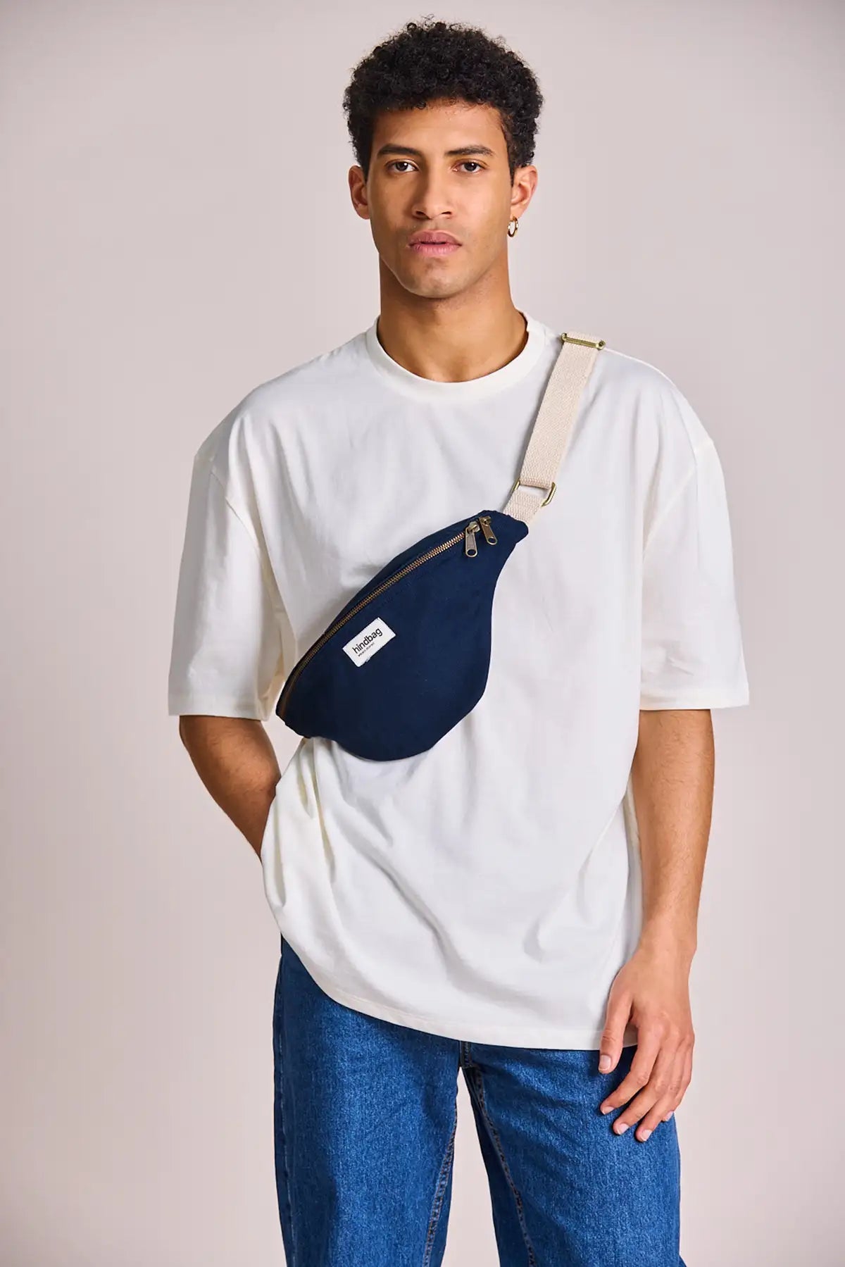 Hindbag Small Belt Bag - Navy