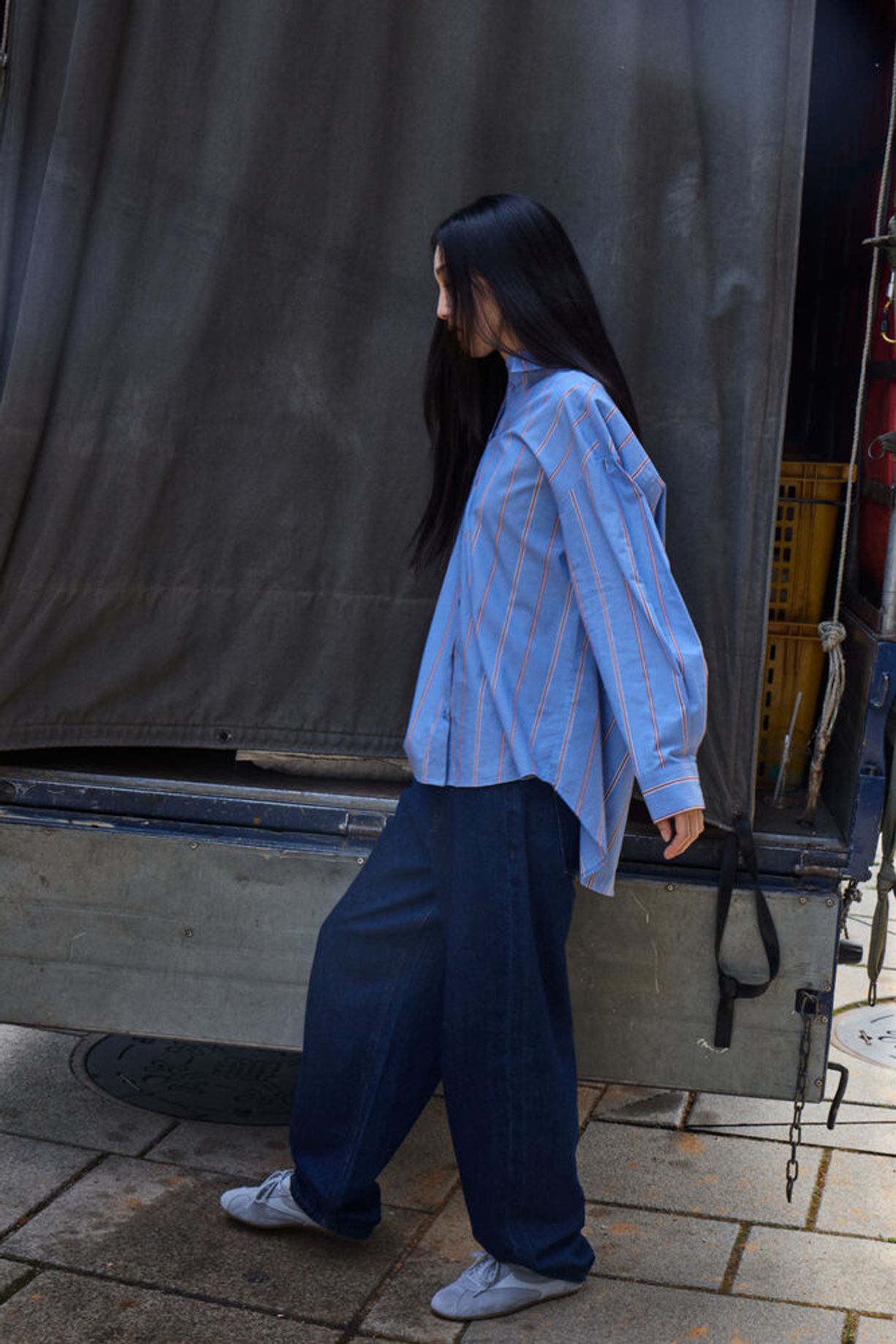 ICHI ICSADIA Striped Shirt