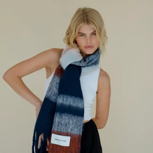 Artic Fox Winter Lagoon 100% Recycled Stockholm Scarf