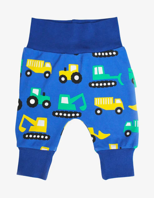 Toby Tiger Tractor Organic Digger Print Yoga Pants